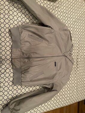 Members only Light Gray Bomber Jacket